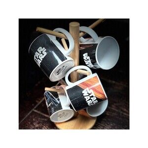 Star Wars Starship Mugs Gift‎ Set 2018 Disney 6 Mugs With Mug Holder